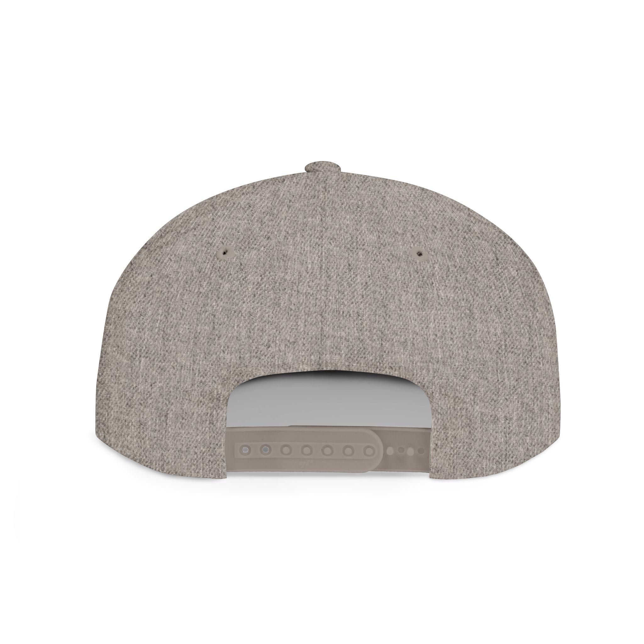 Flat Bill Snapback Hat – 'The Believer' Crown Logo Embroidered Cap