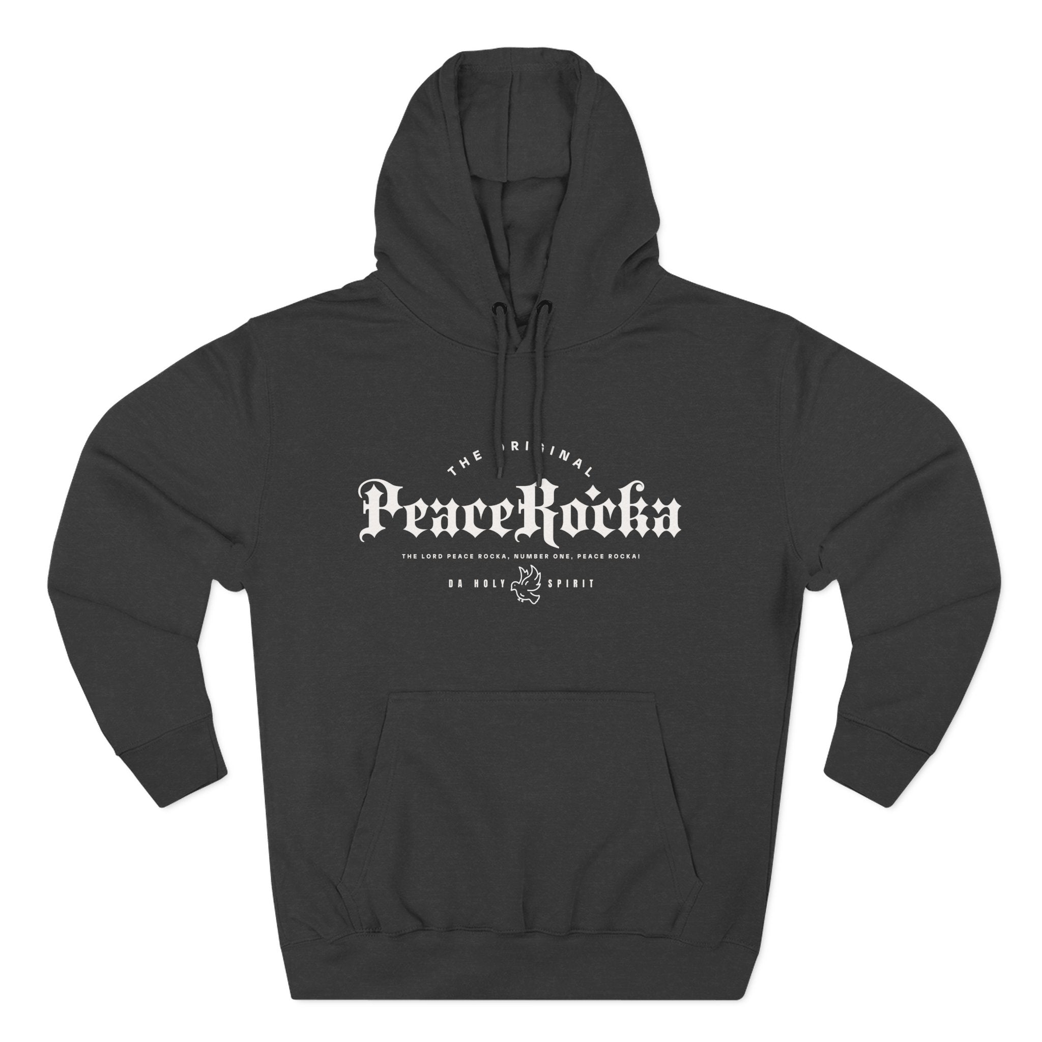 Peace Rocka-Panel Fleece Hoodie — Classic Cozy Pullover