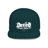 Flat Bill Snapback Hat – 'The Believer' Crown Logo Embroidered Cap