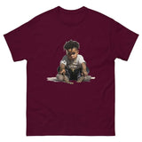 Born Famous "Imported" Men's Classic Maroon Tee
