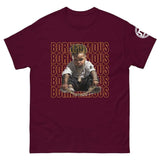 Born Famous "Imported" w/Logo Men's Classic Maroon Tee