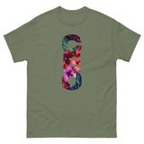 CEO Tropical Men's classic military green  tee