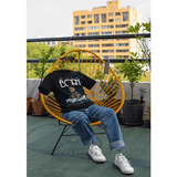 Born Famous "Posterized" Unisex Short-sleeve Black Tee