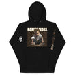 Born Famous "Imported" Platinum Unisex Black Hoodie