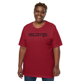 Believer NYC Unisex Cardinal Front T-shirt